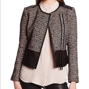 Rebecca Minkoff Boucle Crewneck Jacket